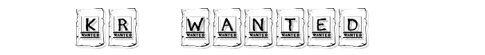 KR Wanted_ font